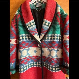 Western print jacket